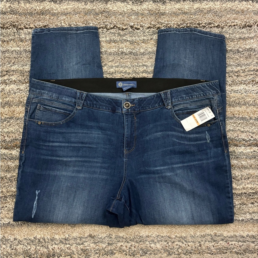 Democracy Ab Solution Ankle Skimmer Jeans Sz 24W NWT | Democracy Ankle Skinny-